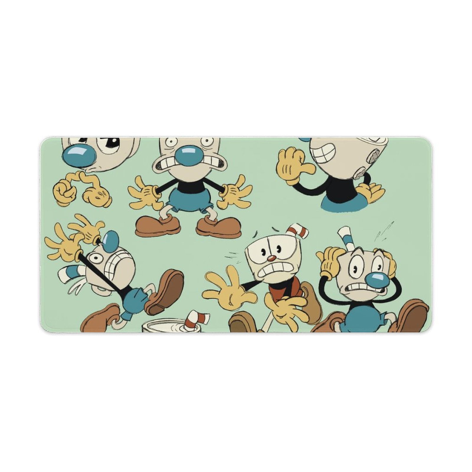 cuphead ゲーミングマウスパッド　レア Funny Cuphead Mugman Mouse Pad Extended Gaming No-sliped Large