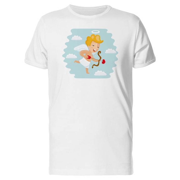 Funny Cupid Doodle Tee Men's -Image by Shutterstock