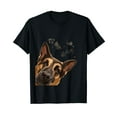 thumbnail image 1 of Funny Curious Dog German Shepherd T-Shirt For Dog Lover Gift, 1 of 5