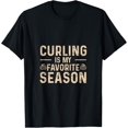 thumbnail image 1 of Funny Curling Sport Player Lover Men Women Curling T-Shirt, 1 of 4