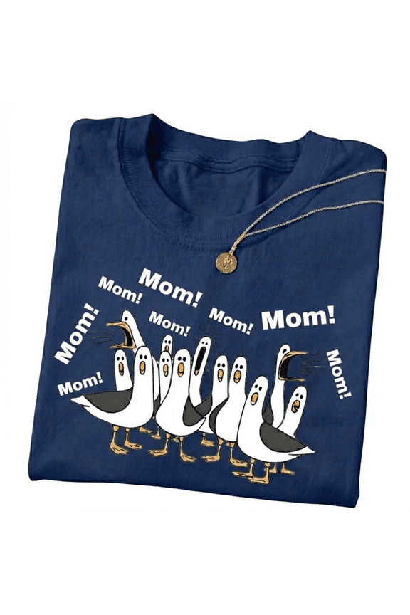 Funny Custom Name Seagull Shirt, Funny Mom Shirt, Dad Seagull T Shirt, Teacher Graphic Tee, Chaos Bird Meme Shirt, Funny Family Gift