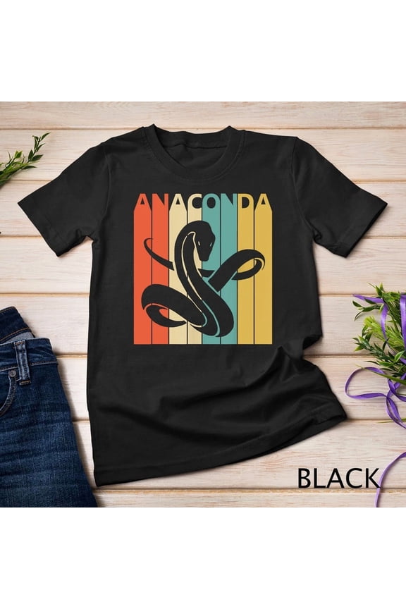 Funny Cute Anaconda Snake Reptile Herpetology Animal Graphic Top,for unisex up to 5XL