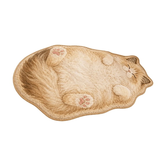 Funny Cute Animals Rug Sleep Animals Shaped Bath Mat Non-Slip Bathroom Rugs Doormat Outdoor Mat with Dog Front Door Mat Soft Plush Floor Mats C