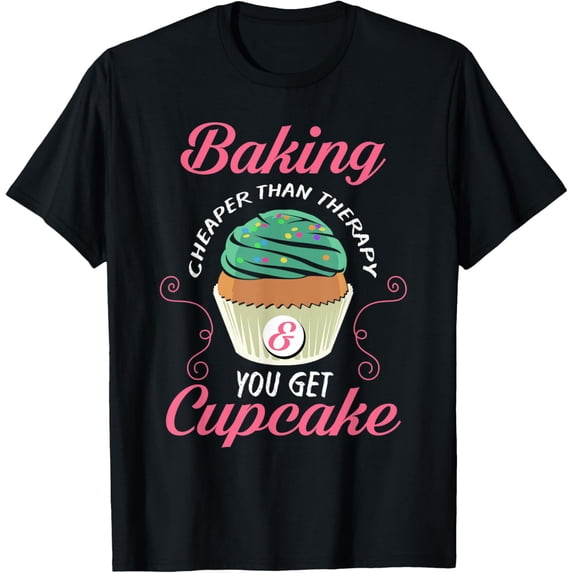 Funny Cute Baking Lover Hobby Cooking Birthday Gift T-Shirt