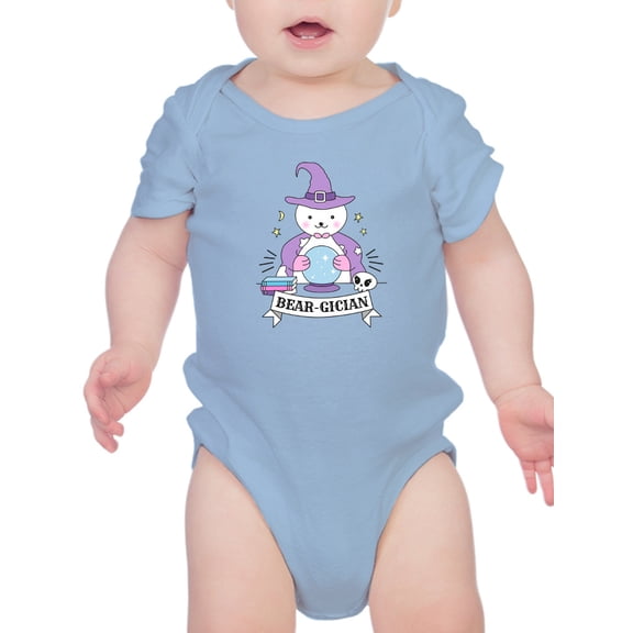 Funny Cute Bear Magician Bodysuit Infant -Image by Shutterstock, 6 Months