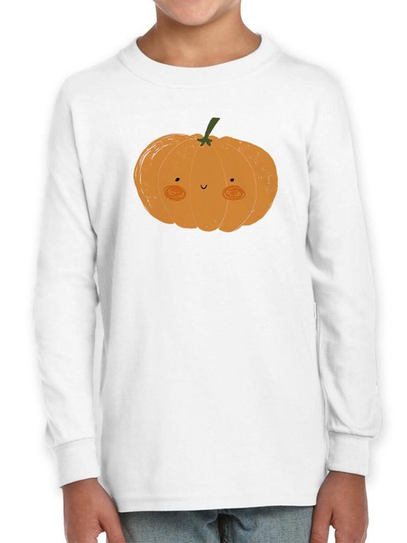 Funny Cute Big Pumpkin Long Sleeve Toddler -Image by Shutterstock, 2 Toddler