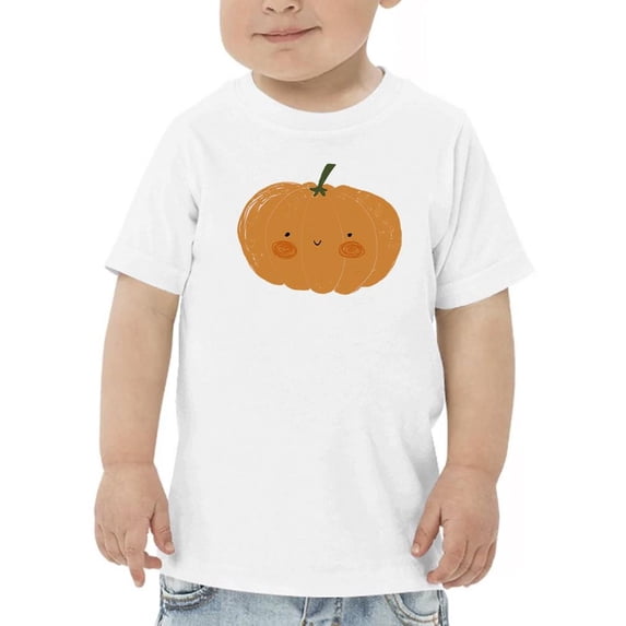 Funny Cute Big Pumpkin T-Shirt Toddler -Image by Shutterstock, 4 Toddler