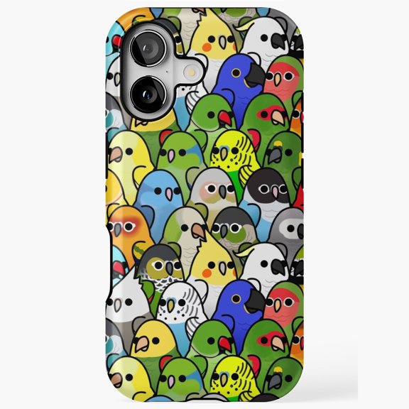 Funny Cute Bird Animal Squad Phone Cover for iPhone 11 12 13 14 15 16 17 Pro Max