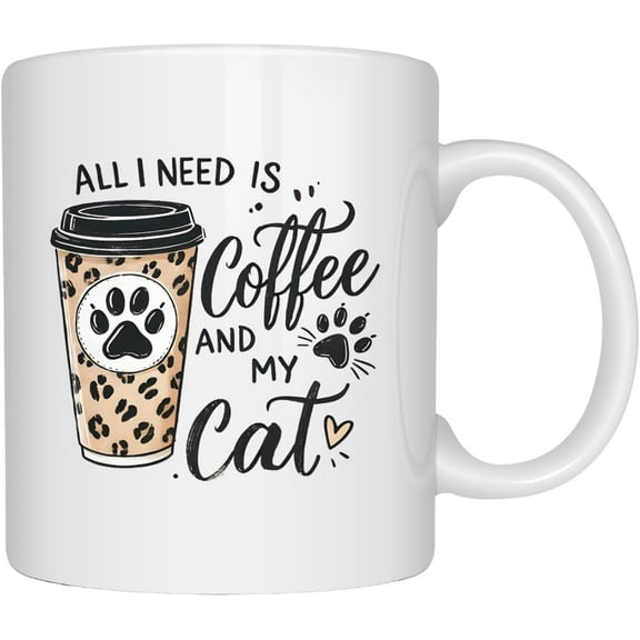-Funny Cute Cat Lover Gift, Adorable Kitten Themed Ceramic Cup for Cat Moms & Dads – Perfect Birthday, Christmas, or Everyday Gift Coffee Mug (Do not worry I'm from tech support)