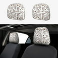 thumbnail image 1 of Funny Cute Cow Black White Headrest Cover for Cars, 2Pack Car Headrest Cover, Soft Elastic Auto Steelers Head Rest Covers Headrest Protector Universal Fit to All Car Truck SUV, 1 of 5