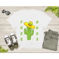 thumbnail image 1 of Funny Cute Desert Cactus Plant Color Hat Free Hugs Sarcastic T-Shirt Cactus Lover Gift T Shirt for Men Women Kids Boys Girls Graphic Tshirt, 1 of 8