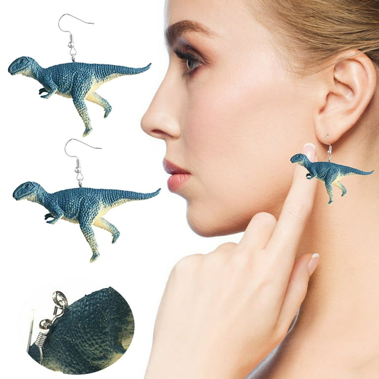 Animal drop earrings clearance