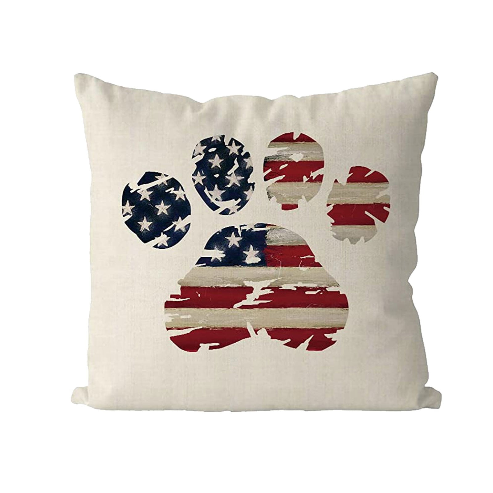 Independence Day July 4 Alphabet Home Striped Independence Day Dog And ...