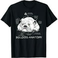 thumbnail image 1 of Funny Cute English Bulldog Anatomy Dog Biology Gift T-Shirt, 1 of 4