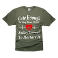 thumbnail image 1 of Funny Cute Enough Nurse Shirt Nursing Gifts Nurse Funny Tee Shirt Nurse Birthday Shirt Gift (X-Large Military Green), 1 of 6