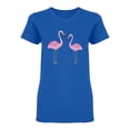 thumbnail image 1 of Funny Cute Flamingo Shaped T-Shirt Women -Image by Shutterstock, Female x-Large, 1 of 2