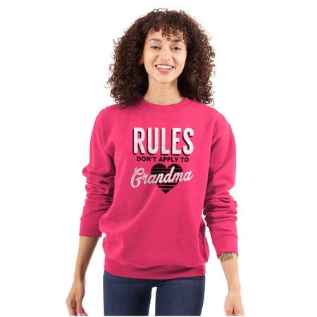 Funny Cute Grandma Grandmother Gigi Women Plus Size Crewneck Sweatshirt Brisco Brands 2X