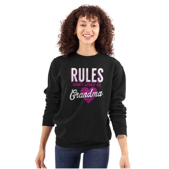Funny Cute Grandma Grandmother Gigi Women Plus Size Crewneck Sweatshirt Brisco Brands 5X