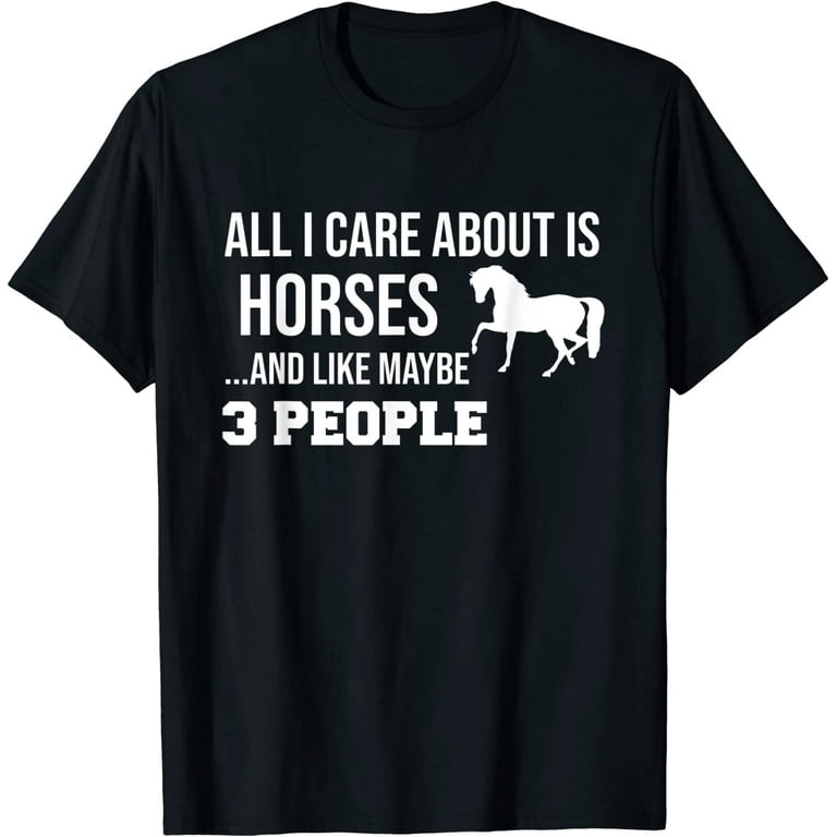 Funny Cute Horse Shirt Gift Men Women Teens Funny Cute Horse Shirt Gift Men Women Teens