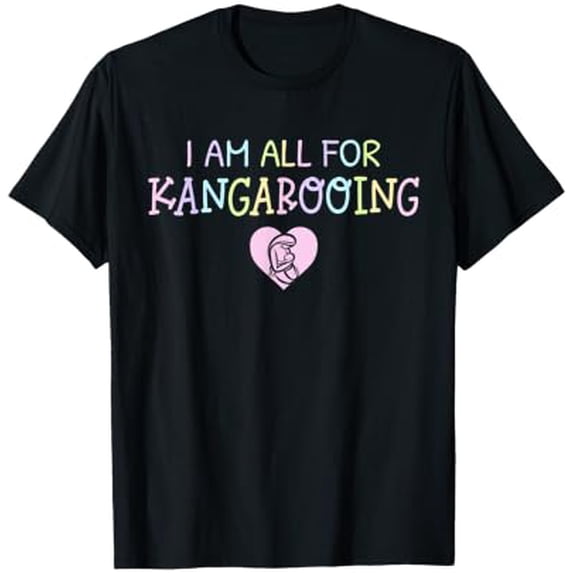 Funny & Cute Kangaroo Graphic T-Shirt for NICU Nurses and Moms - Perfect Gift for Caregivers