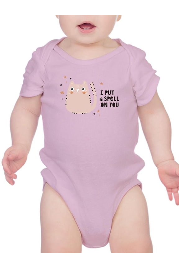 Funny Cute Kitten Spell Bodysuit Infant -Image by Shutterstock, Newborn