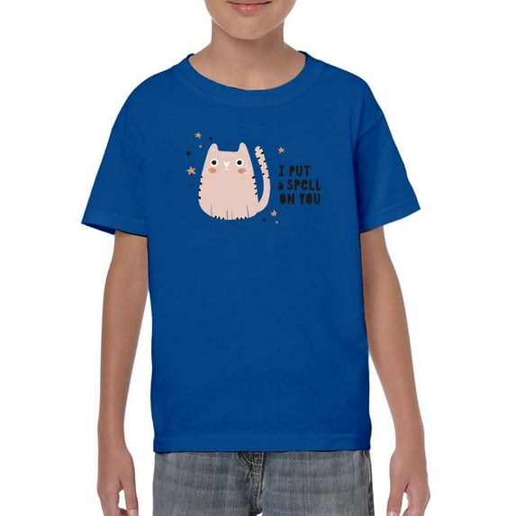 Funny Cute Kitten Spell T-Shirt Juniors -Image by Shutterstock, Small