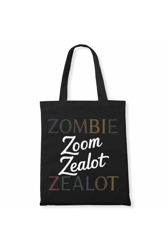 Funny Cute Matching Halloween Family Shirts Zombie Zoom Zealot Canvas Bag 1Pc