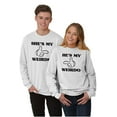 thumbnail image 1 of Funny Cute Matching Set Weird Couple Women Plus Size Long Sleeve Graphic Tee Brisco Brands 2X, 1 of 6