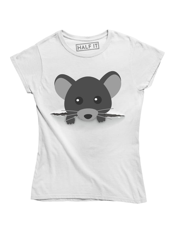 Funny Cute Mouse Head Mice Rat Rats lover Women's T-Shirt
