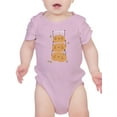 thumbnail image 1 of Funny Cute Pumpkin Stack Bodysuit Infant -Image by Shutterstock,  6 Months, 1 of 4