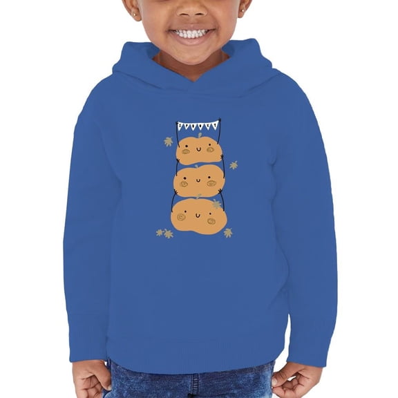 Funny Cute Pumpkin Stack Hoodie Toddler -Image by Shutterstock,  4 Toddler