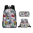 thumbnail image 1 of Funny Cute Rabbit Gubby Casual Daypacks Forsaken Gubby Backpack Shoulder Bag Pencil Case 3PCS Set, 1 of 8
