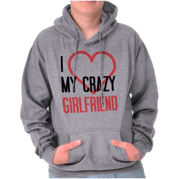 Funny Cute Set for Couples Matching Men's Big & Tall Graphic Hoodie Brisco Brands 4X
