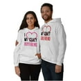 thumbnail image 1 of Funny Cute Set for Couples Matching Men's Big & Tall Graphic Hoodie Brisco Brands 2X, 1 of 6