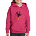 thumbnail image 1 of Funny Cute Spider W Heart Hoodie Juniors -Image by Shutterstock,  x-Large, 1 of 4