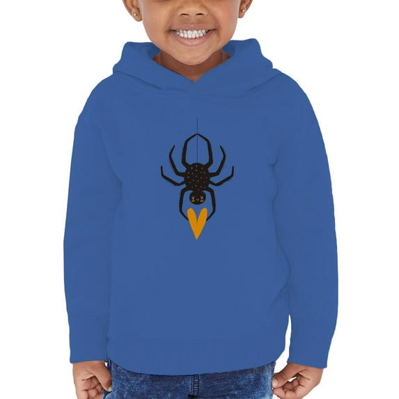 Funny Cute Spider W Heart Hoodie Toddler -Image by Shutterstock, 5 Toddler