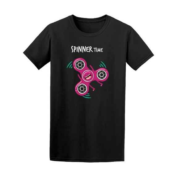 Funny Cute Spinner Time Toy T-Shirt Men -Image by Shutterstock, Male 3X-Large