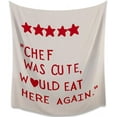 Funny Cute Tapestry Kitchen W Art Quotes Chef Signs Minimalist Room