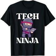 Funny Cute Technical Support Tech Ninja Computer IT Nerd T-Shirt