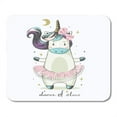 thumbnail image 1 of Funny Cute Unicorn Ballerina Cartoon Baby Celebration Greeting Mousepad Mouse Pad Mouse Mat 9x10 inch, 1 of 3
