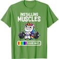 thumbnail image 1 of Funny Cute Unicorn Workout Gym Fitness Weightlifting Gift Unisex T-Shirt for Men Women Kids Toddler,Lime Color,Size 2T, 1 of 5