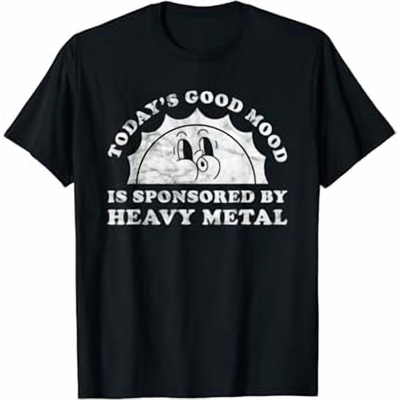 Funny Cute Vintage Retro Heavy Metal or Heavy Metal T-Shirt
