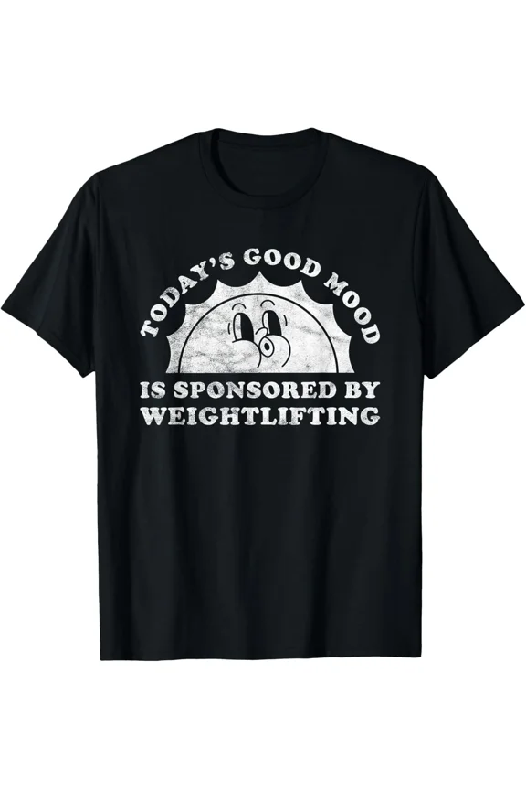 Funny Cute Vintage Weightlifting or Weightlifter Unisex T-Shirt, for men & women, up to size 5XL