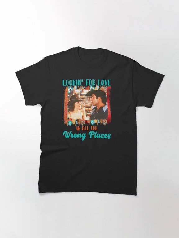 Funny Cute Western Urban Cowboy Looking For Love Rodeo Unisex T-Shirt up to Size 5XL