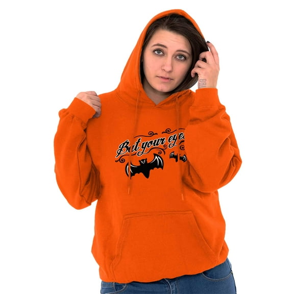 Funny Cute Witchy Halloween Bats Women Plus Size Hoodie Brisco Brands 4X