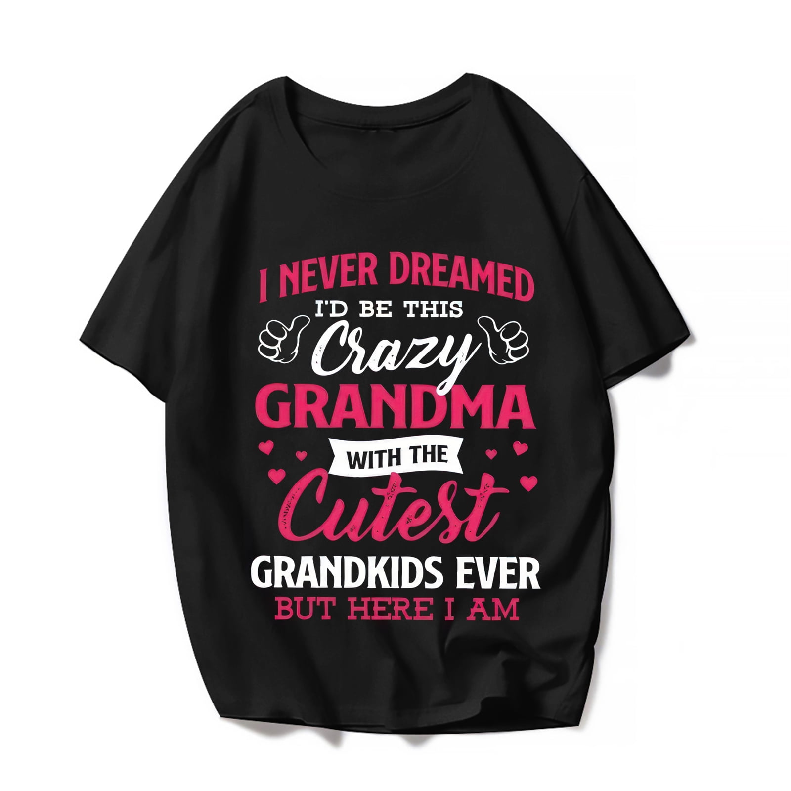 Funny Cutest Grandkids Grandma Women T-Shirt Nana Mother's Day Casual ...