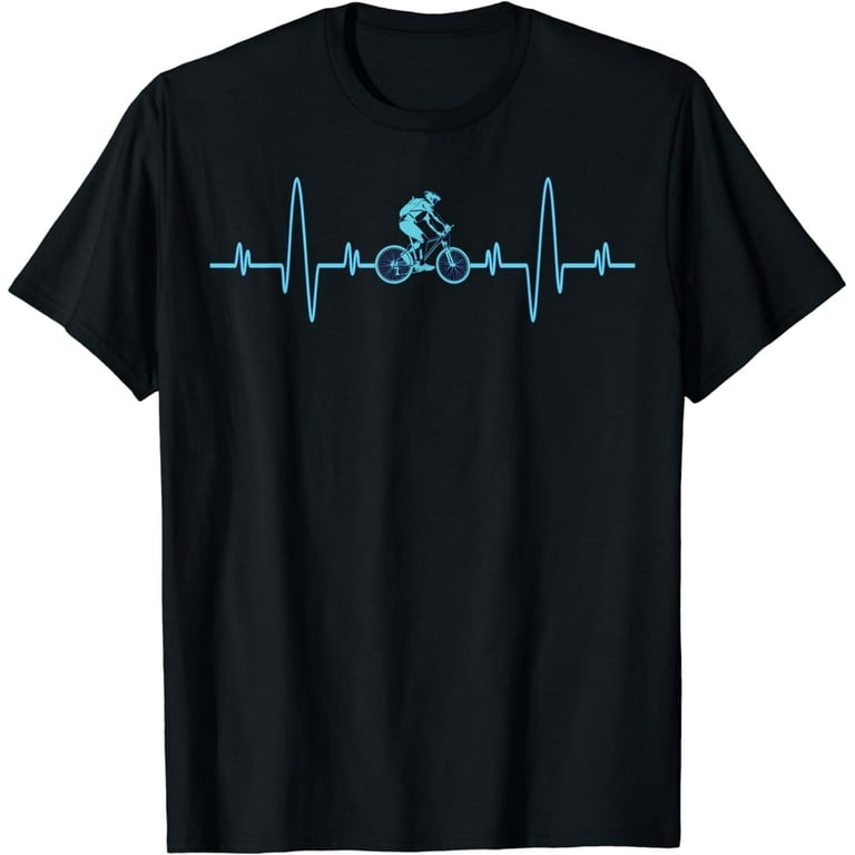 Cycling Heartbeat Shirt, Funny Cute Bicycle Bike Rider Gift Cycling Heartbeat Shirt, Funny Cute Bicycle Bike Rider Gift