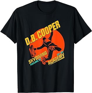 Funny D.b. Cooper T-shirt - Db Cooper Skydiving Academy T-shirt 