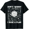 thumbnail image 1 of Funny D20 Dice Math Equations for Gamer Unisex Graphic T-Shirt, 1 of 6