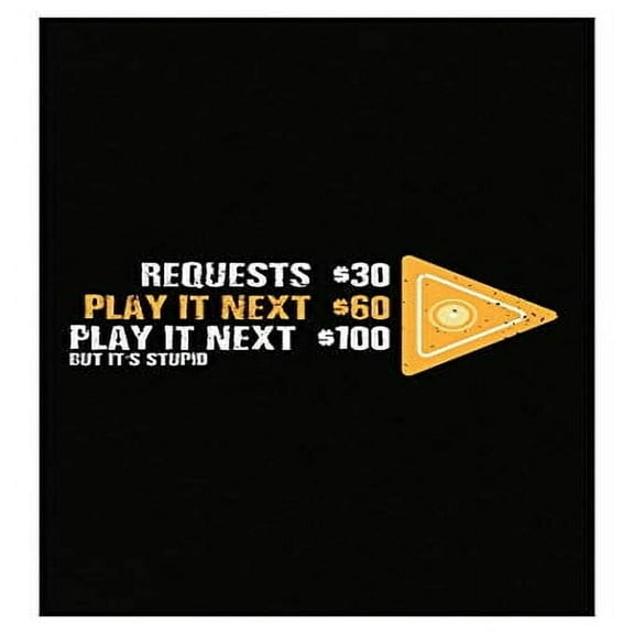 DJ Requests Poster - Wall Art for Music Lovers Gift